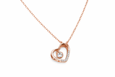 Diamond In My Heart Neck Chain | Sterling Silver