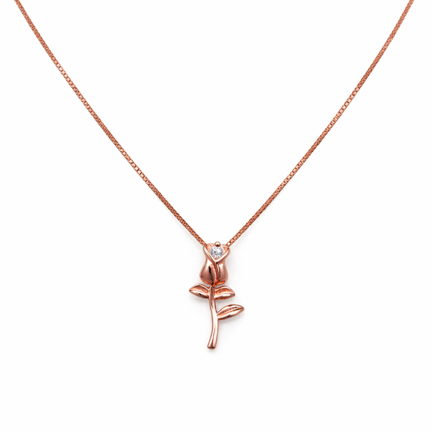 The Rose Neck Chain | Sterling Silver