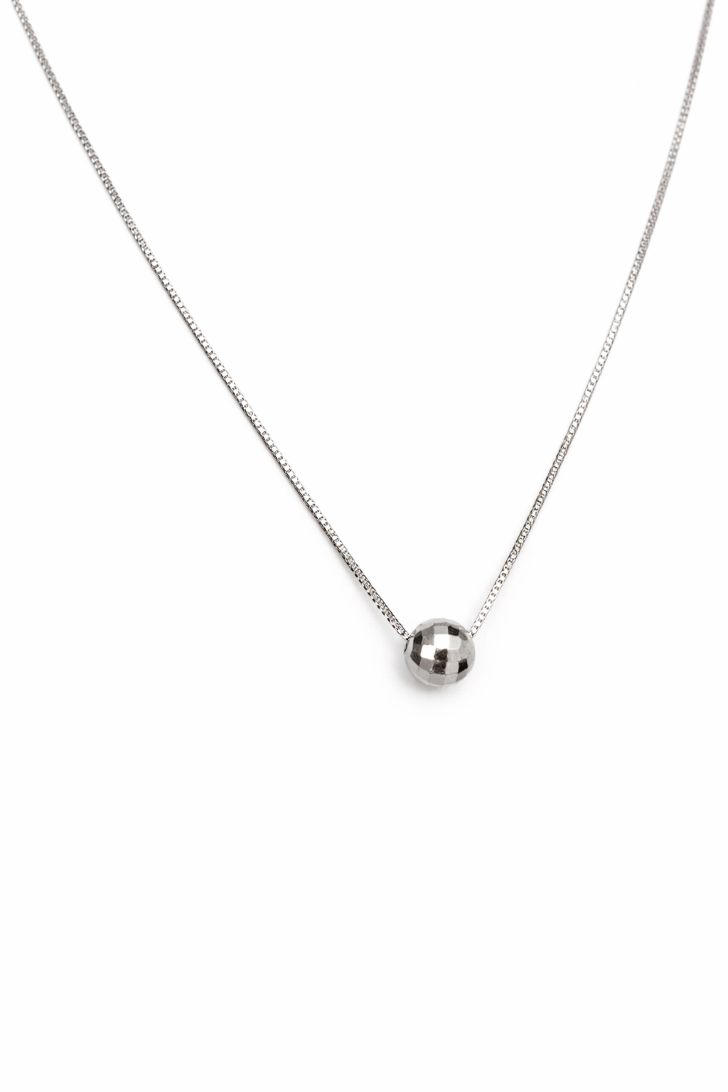 Sphere Neck Chain | Sterling Silver