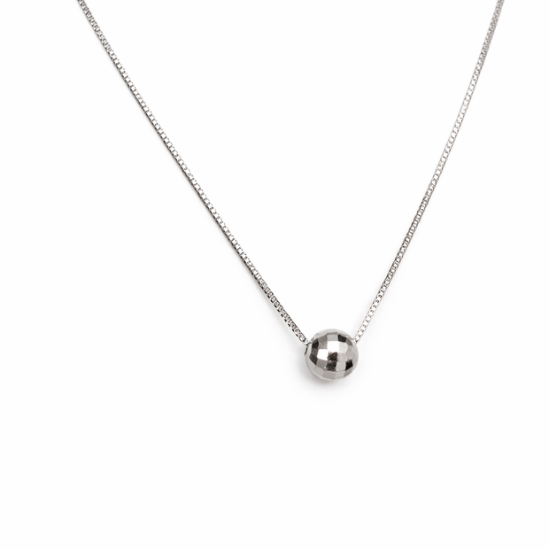 Sphere Neck Chain | Sterling Silver