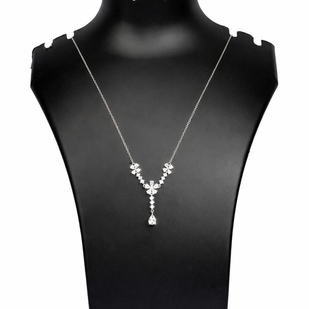 Flower Fall Neck Chain | Sterling Silver