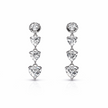 Falling Hearts Earrings | Sterling Silver