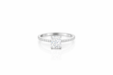 Swarovski 'THE ONE' Ring | Sterling Silver