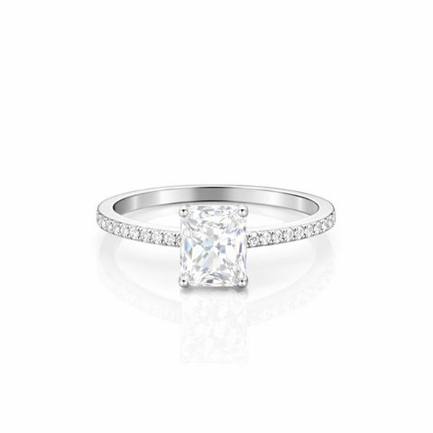 Swarovski 'THE ONE' Ring | Sterling Silver