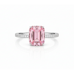Swarovski 'THE ONE PINK' Ring | Sterling Silver