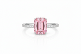 Swarovski 'THE ONE PINK' Ring | Sterling Silver