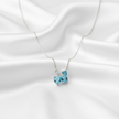 Aqua Embrace Three Wishes Neck Chain | Sterling Silver