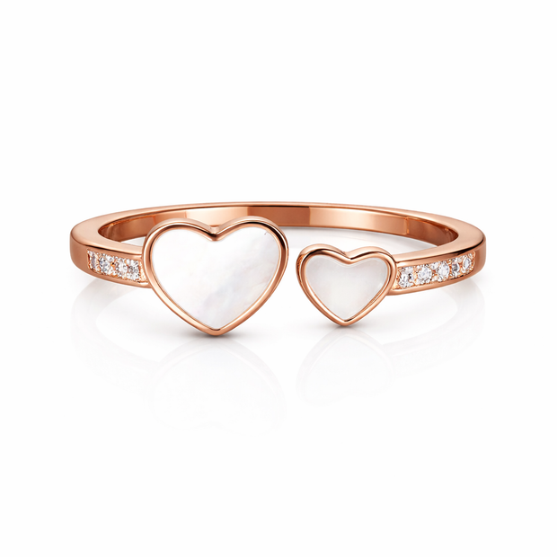 Hearts in Harmony Ring | Sterling Silver