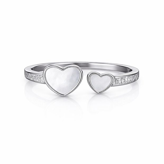 Hearts in Harmony Ring | Sterling Silver