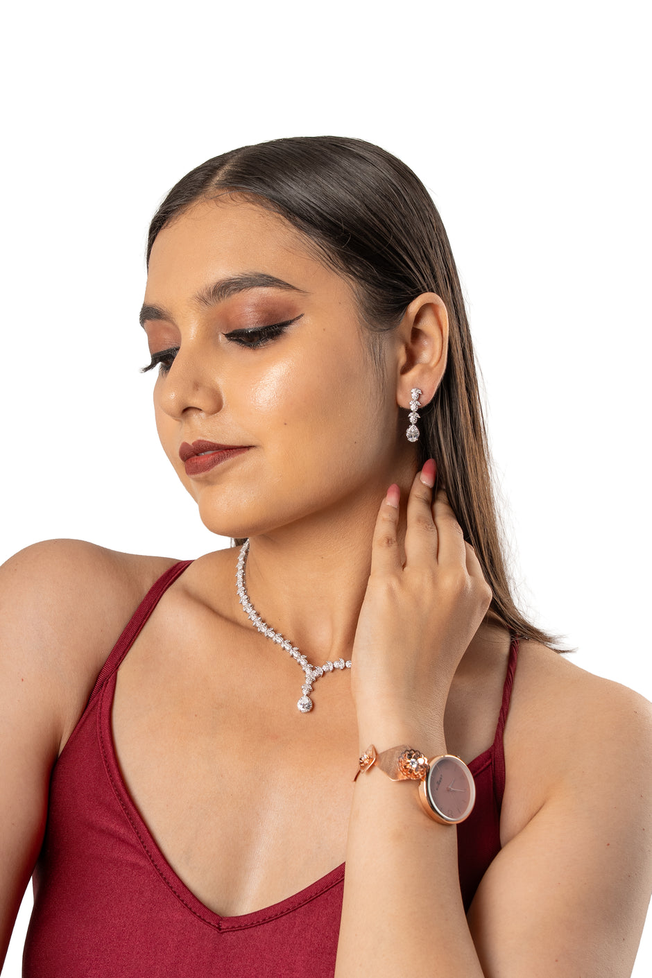 The Rise Necklace Set | The Moment series | Sterling silver