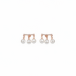 Pearls in Motion Earrings | Sterling Silver