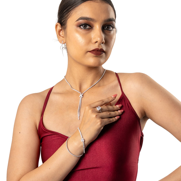 Align Necklace | The Moment Series | Sterling Silver