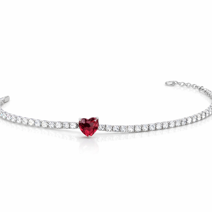 The Heartline Bracelet | Sterling Silver