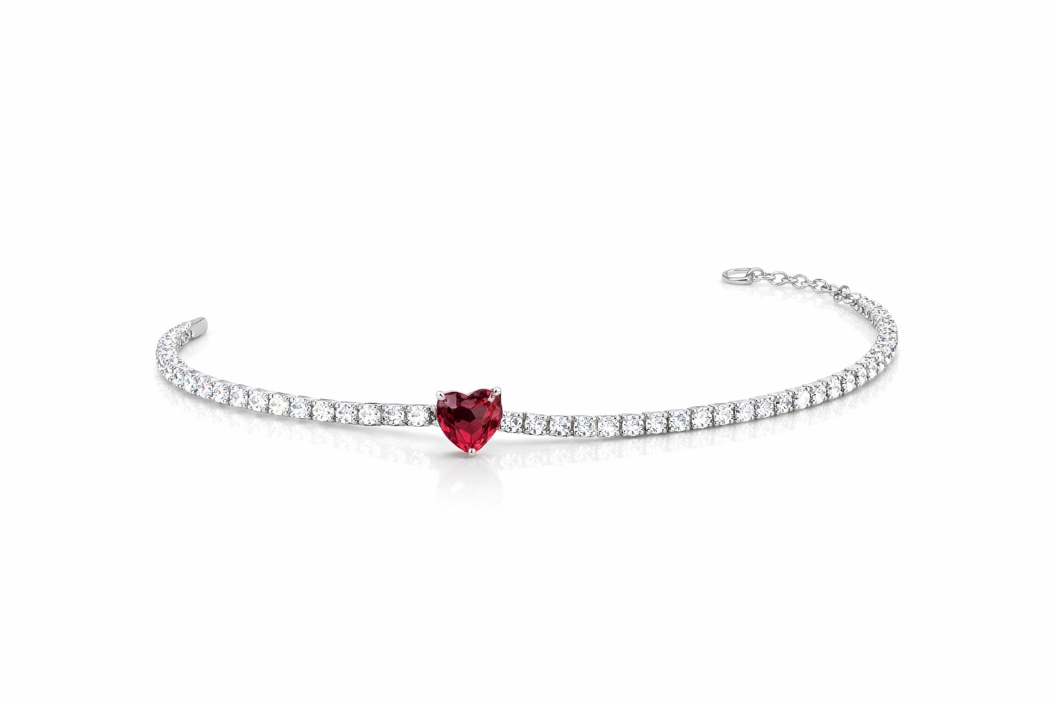 The Heartline Bracelet | Sterling Silver
