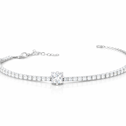 The Stoneline of Vow Bracelet | Sterling Silver