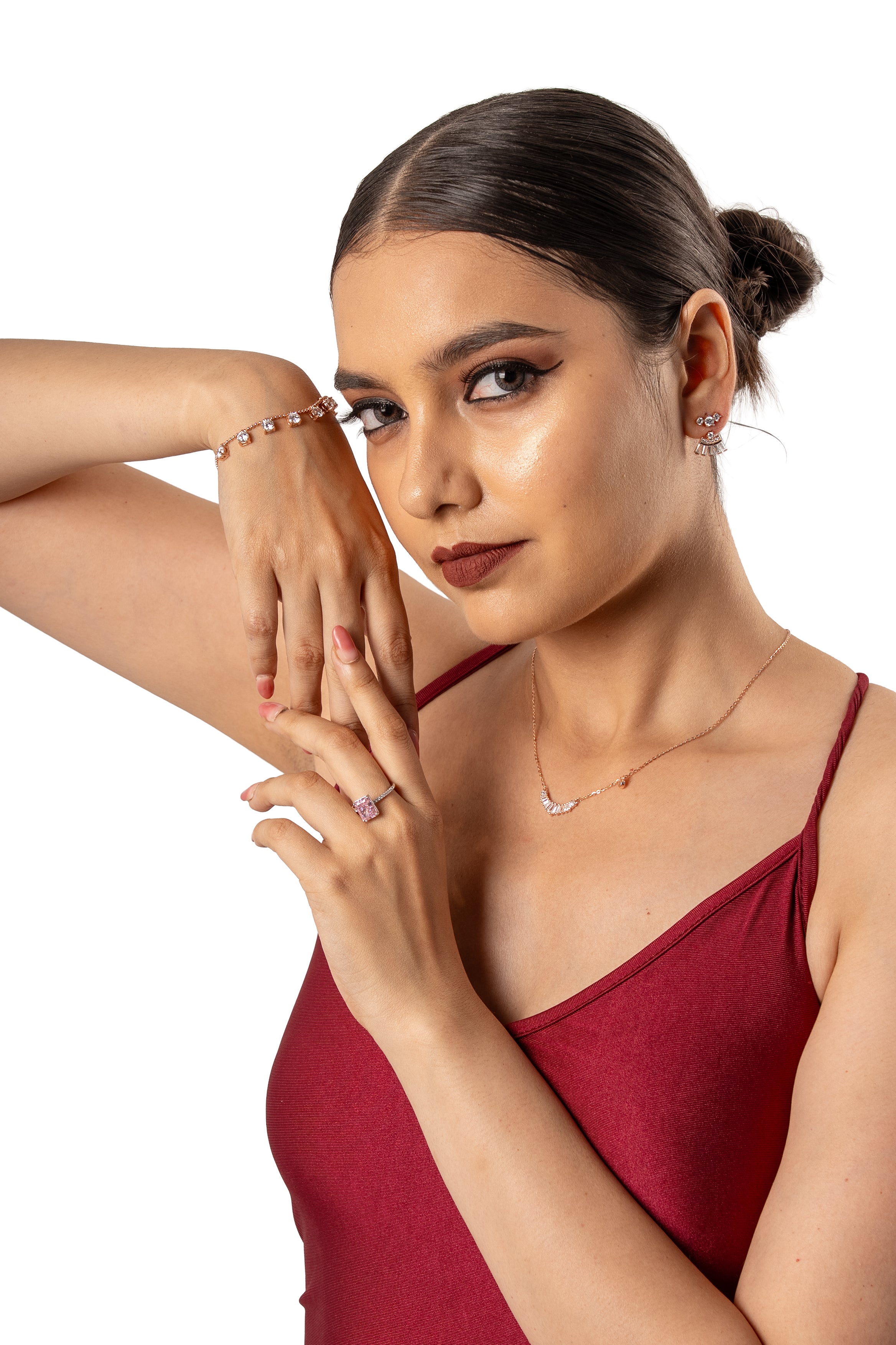 The Dazzle Drop Tennis Bracelet | Sterling Silver