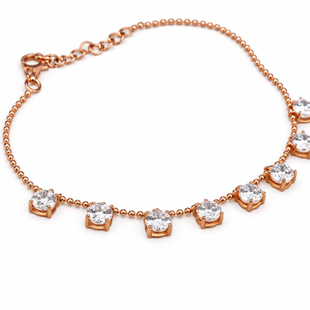 The Dazzle Drop Tennis Bracelet | Sterling Silver