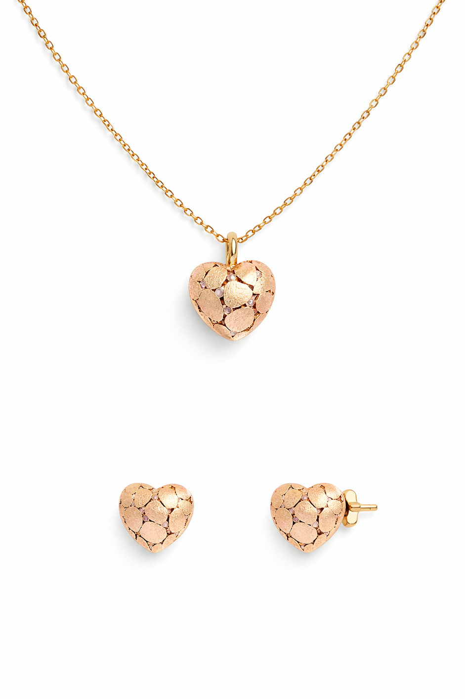 Spark Between Us Heart Set | Sterling Silver