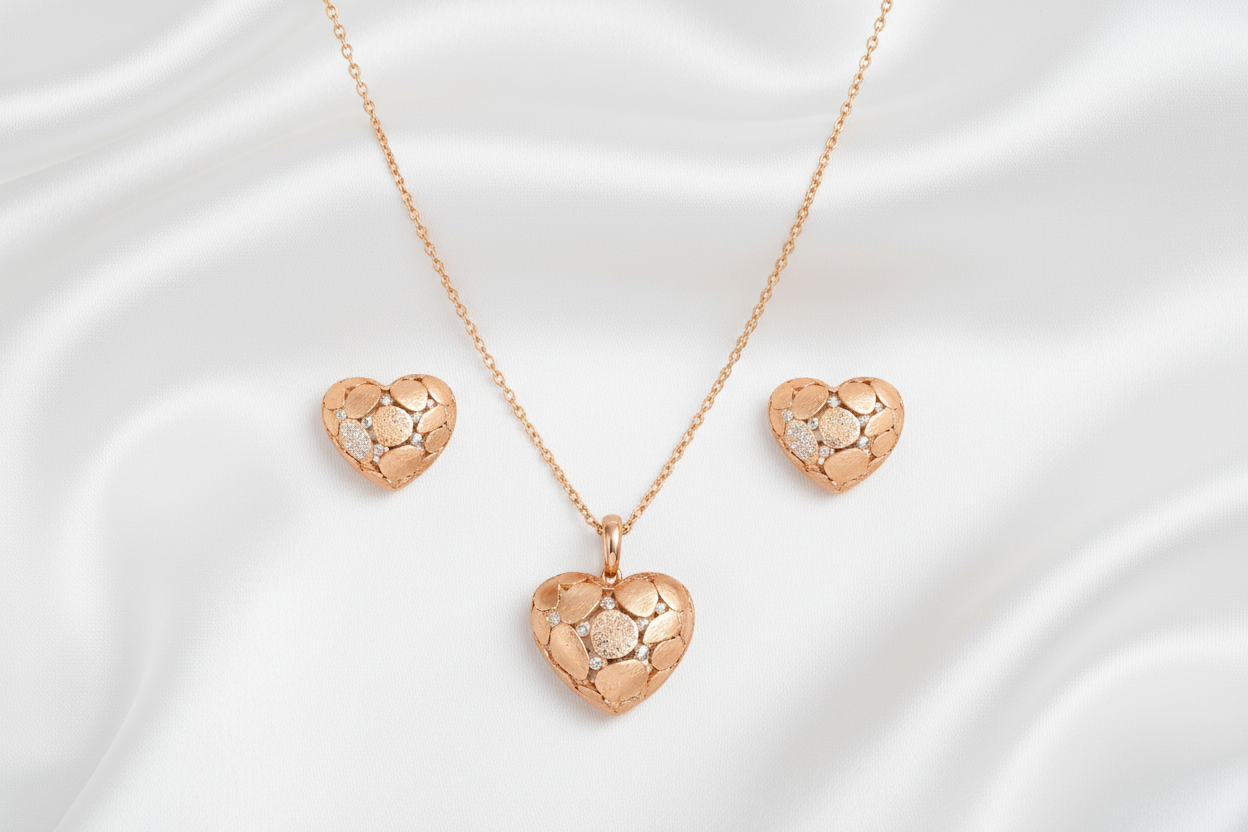 Spark Between Us Heart Set | Sterling Silver