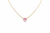 A little pink for big feelings Neck Chain | Sterling Silver
