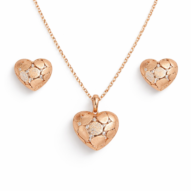 Spark Between Us Heart Set | Sterling Silver