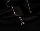 Heart Holding Heart Neck Chain | Sterling Silver