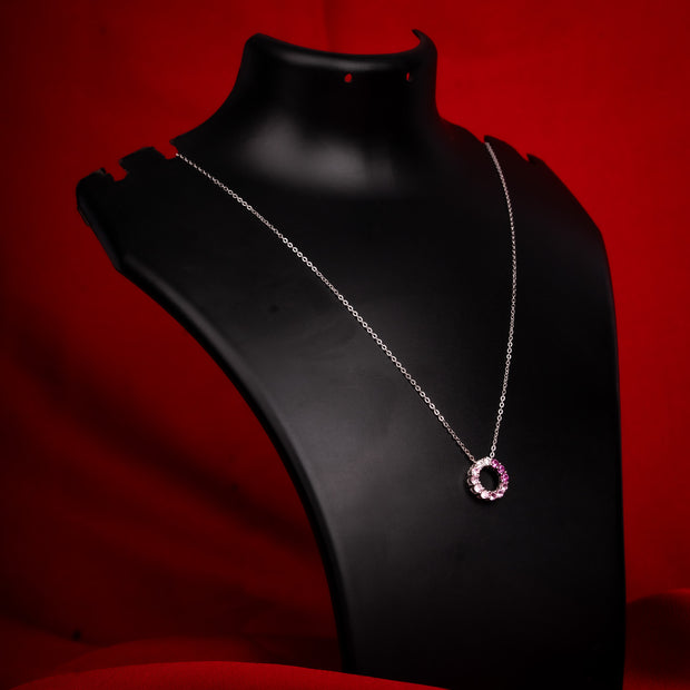 Circle of Love Neck Chain | Moments in Pink | Sterling Silver