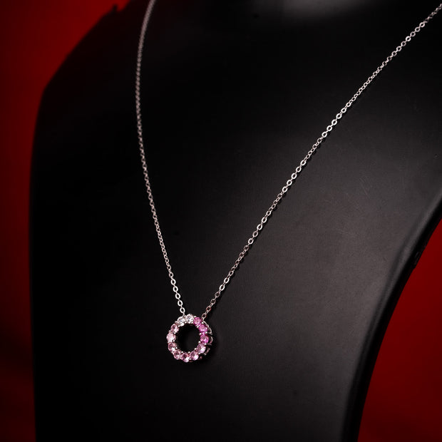 Circle of Love Neck Chain | Moments in Pink | Sterling Silver