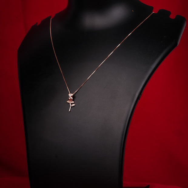 The Rose Neck Chain | Sterling Silver