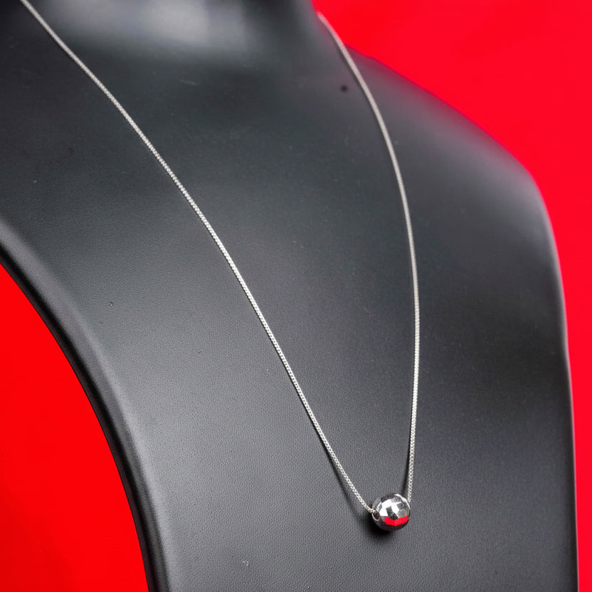 Sphere Neck Chain | Sterling Silver
