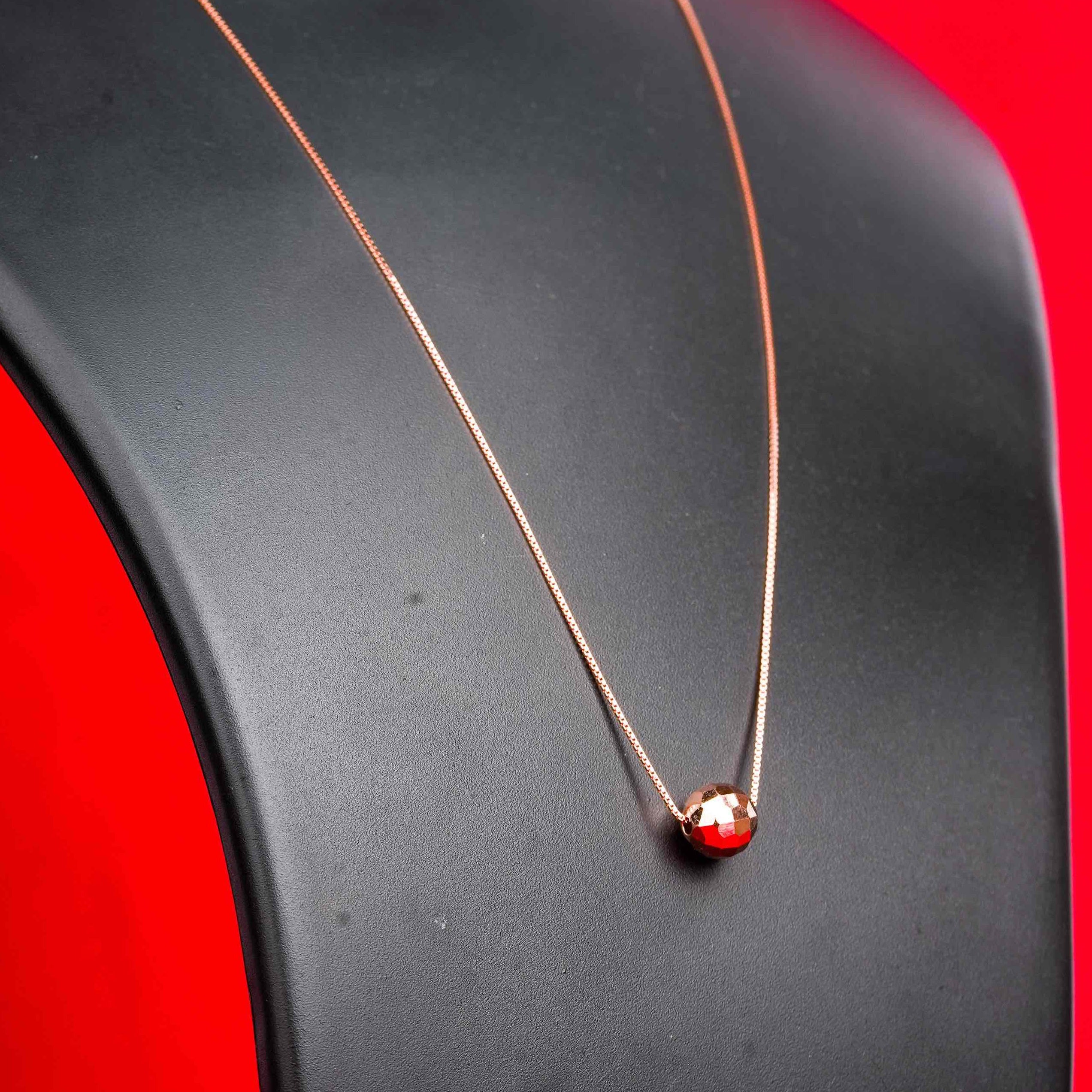 Sphere Neck Chain | Sterling Silver