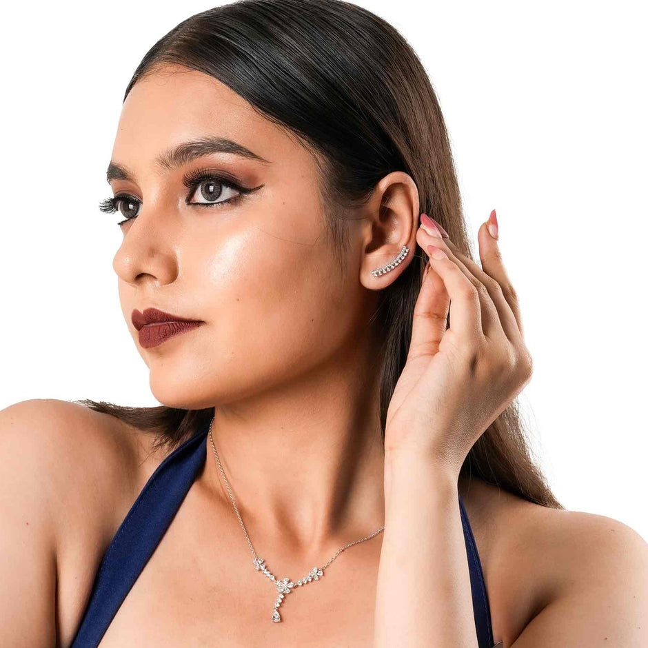 Noor Arc Earcuff | Sterling Silver