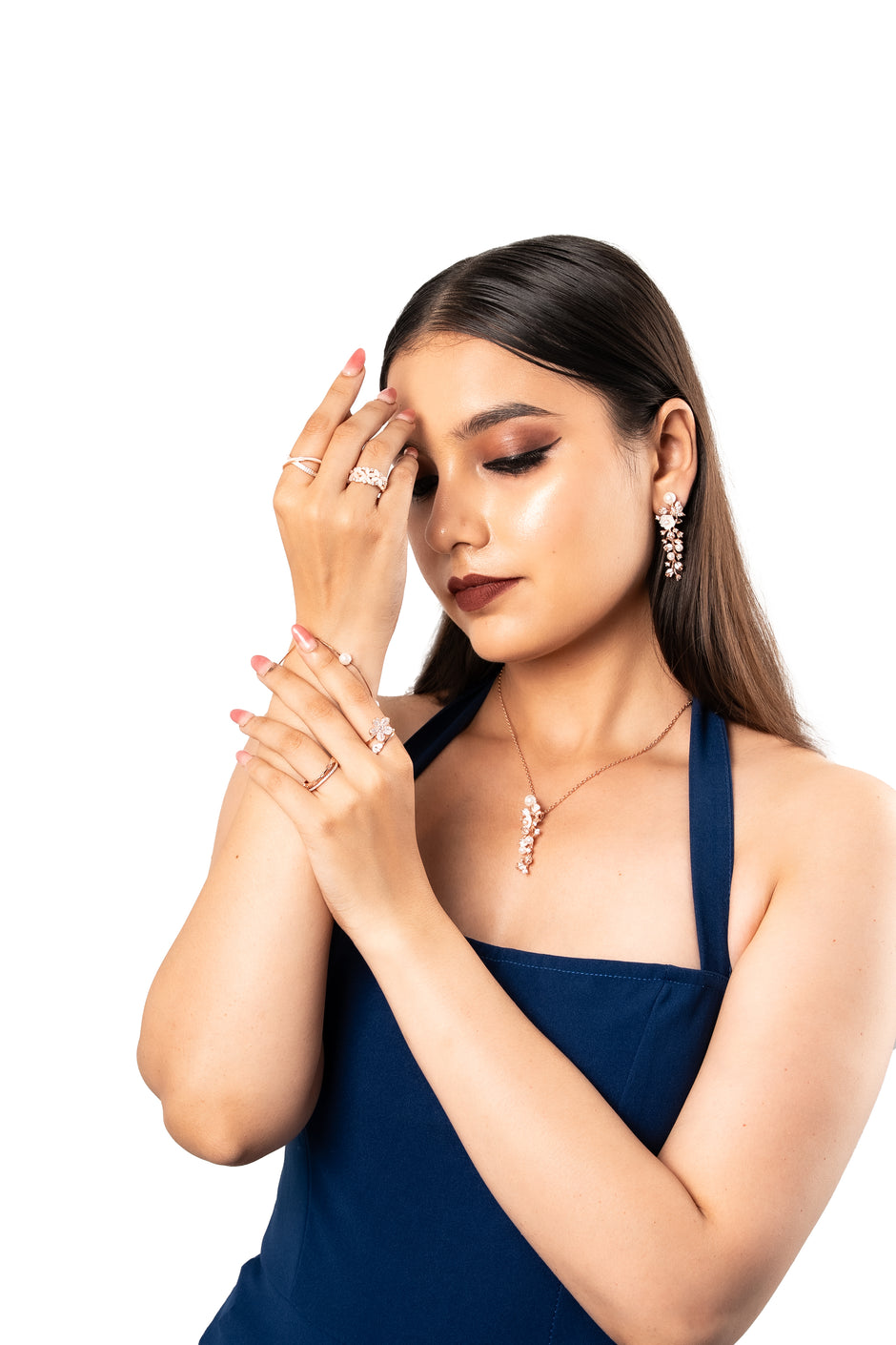 Mop Mojito Pendant Set | Sterling Silver