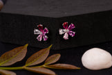 Blush of Love Floral Earrings | Sterling Silver