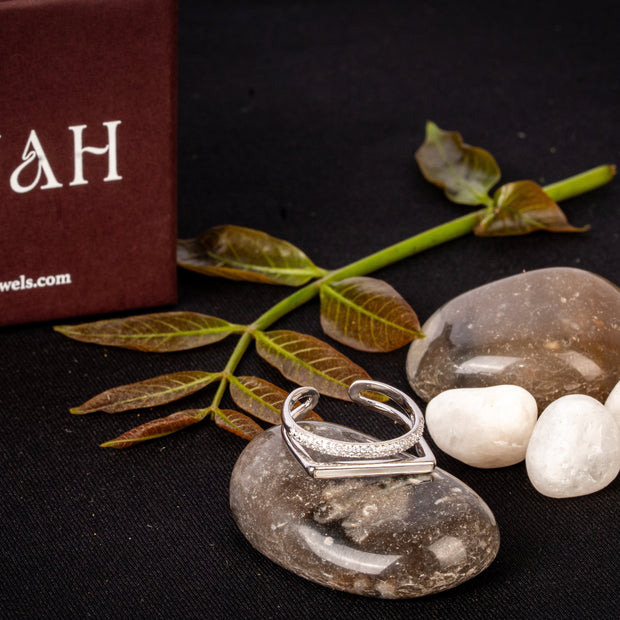 Layered Duality Ring | Sterling Silver