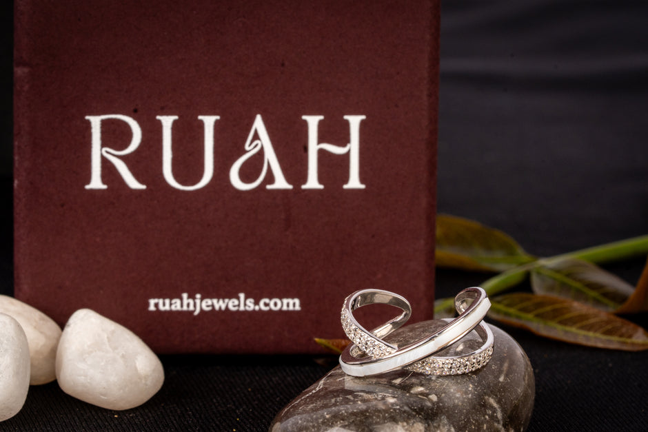 Cross Of Bond Ring | Sterling Silver