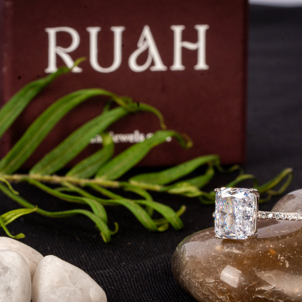 Swarovski 'THE ONE' Ring | Sterling Silver