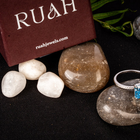 Swarovski 'THE ONE AQUA' Ring | Sterling Silver