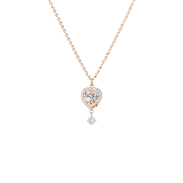 Still, My Heart Falls Neck Chain | Sterling Silver