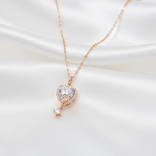 Still, My Heart Falls Neck Chain | Sterling Silver